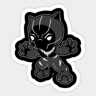 Kawaii Panther Sticker